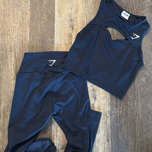 Gymshark Navy Tank Top